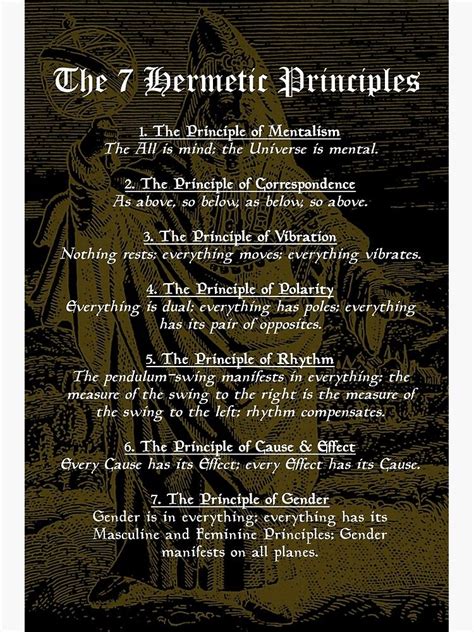 seven principles of hermes trismegistus|7 hermetic principles chart.